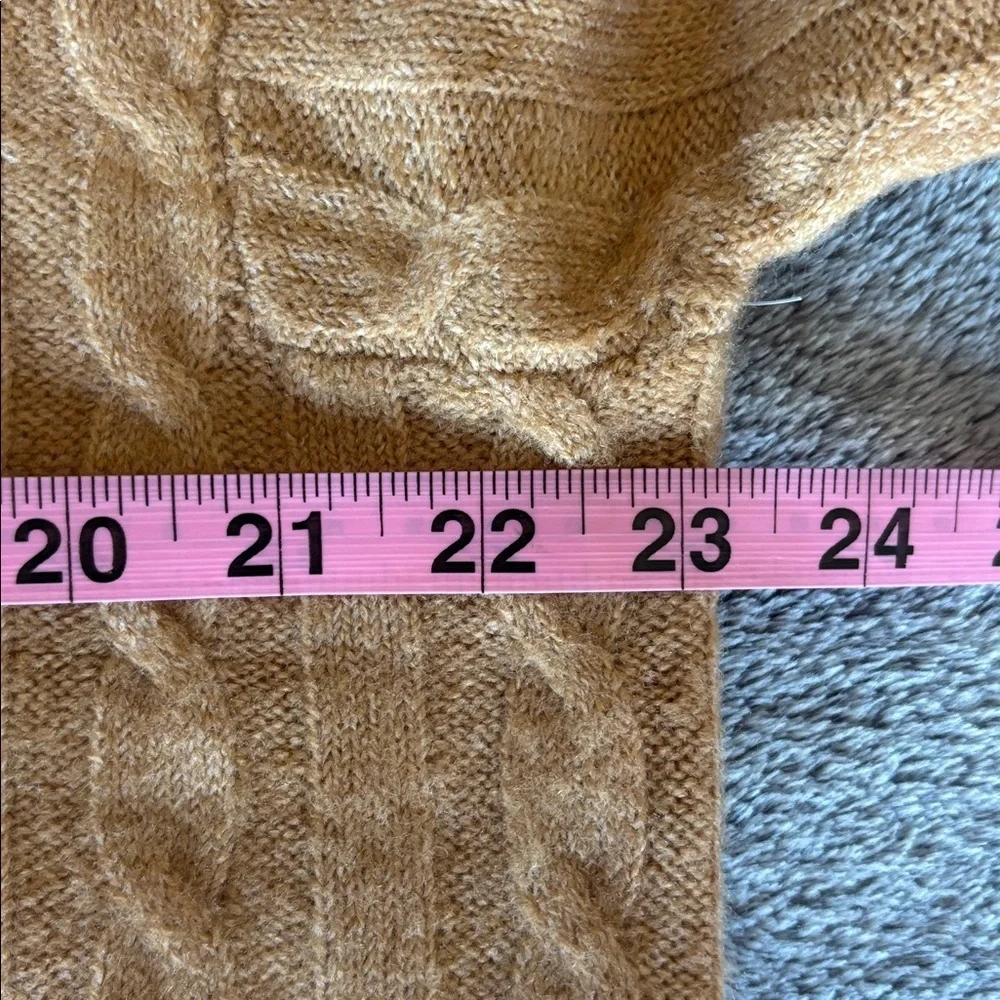 1.STATE Mixed Stitch Crewneck Sweater in Wild Oak Size Small NWOT